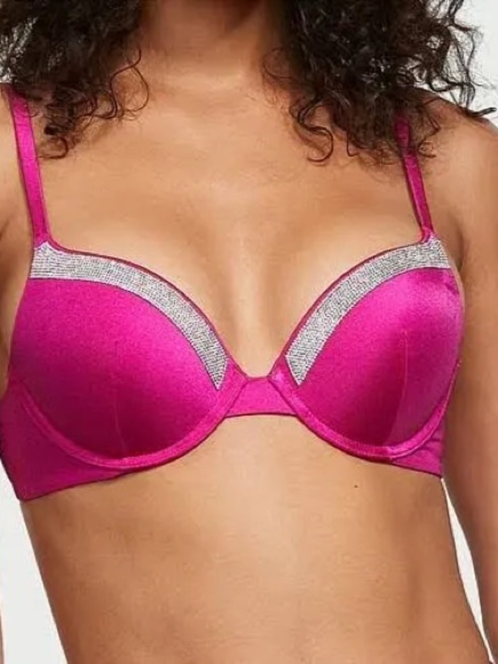 VICTORIA'S SECRET VERY SEXY SHINE STRAP TRIM PUSH-UP BIKINI SWIM SET